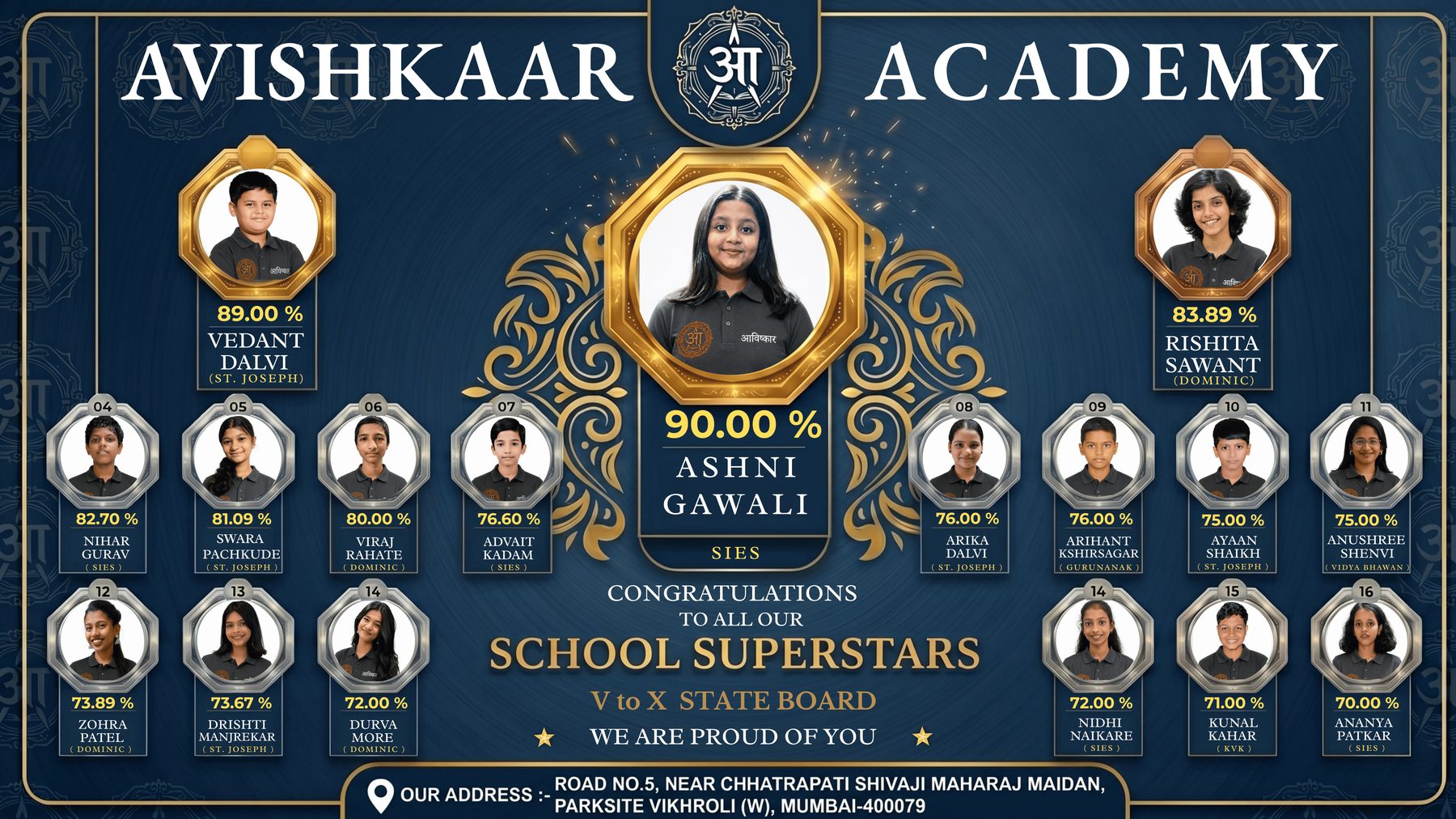 School superstars wall of fame event